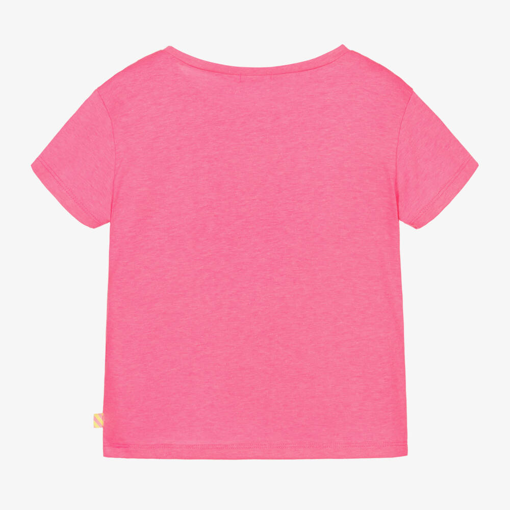 Billieblush-تي شيرت وردي للبنات بتصميم أناناس | Childrensalon Outlet