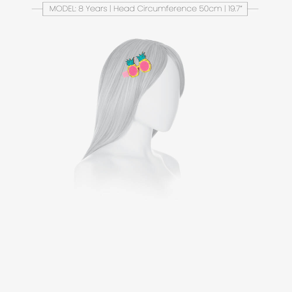 Billieblush-Girls Pineapple Shades Yellow Hair Clip | Childrensalon Outlet