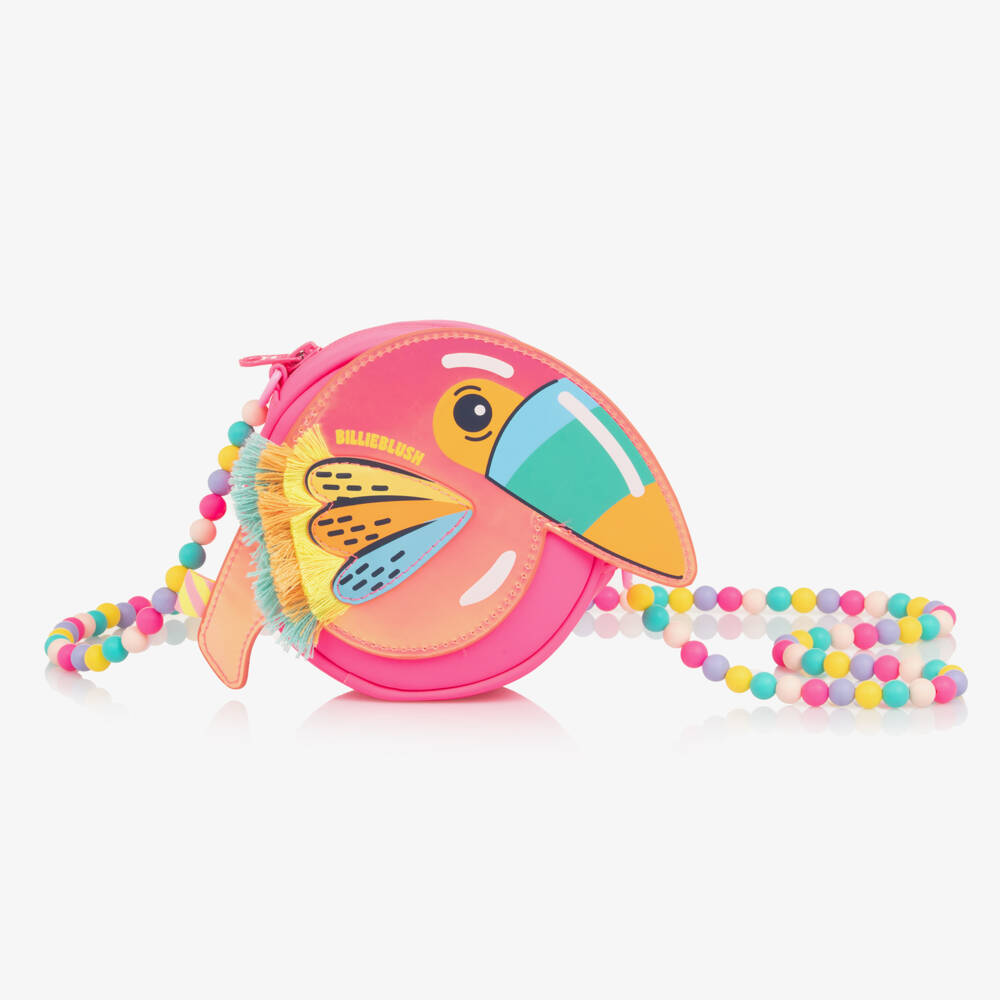 Billieblush-Girls' Pink Avian Charm Bag | Childrensalon Outlet