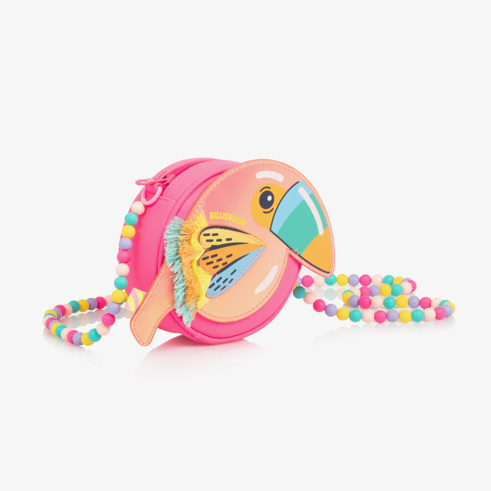 Billieblush-Girls' Pink Avian Charm Bag | Childrensalon Outlet