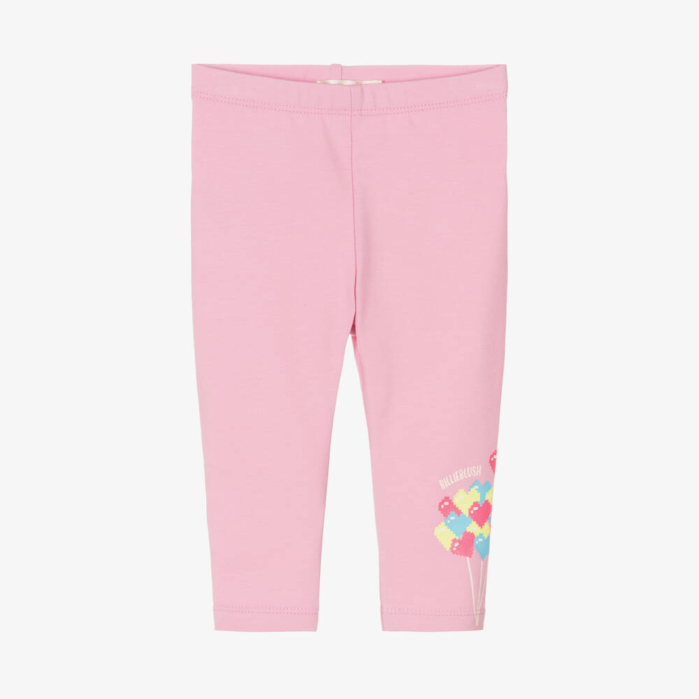 Billieblush - Girls Pink Balloon Leggings | Childrensalon