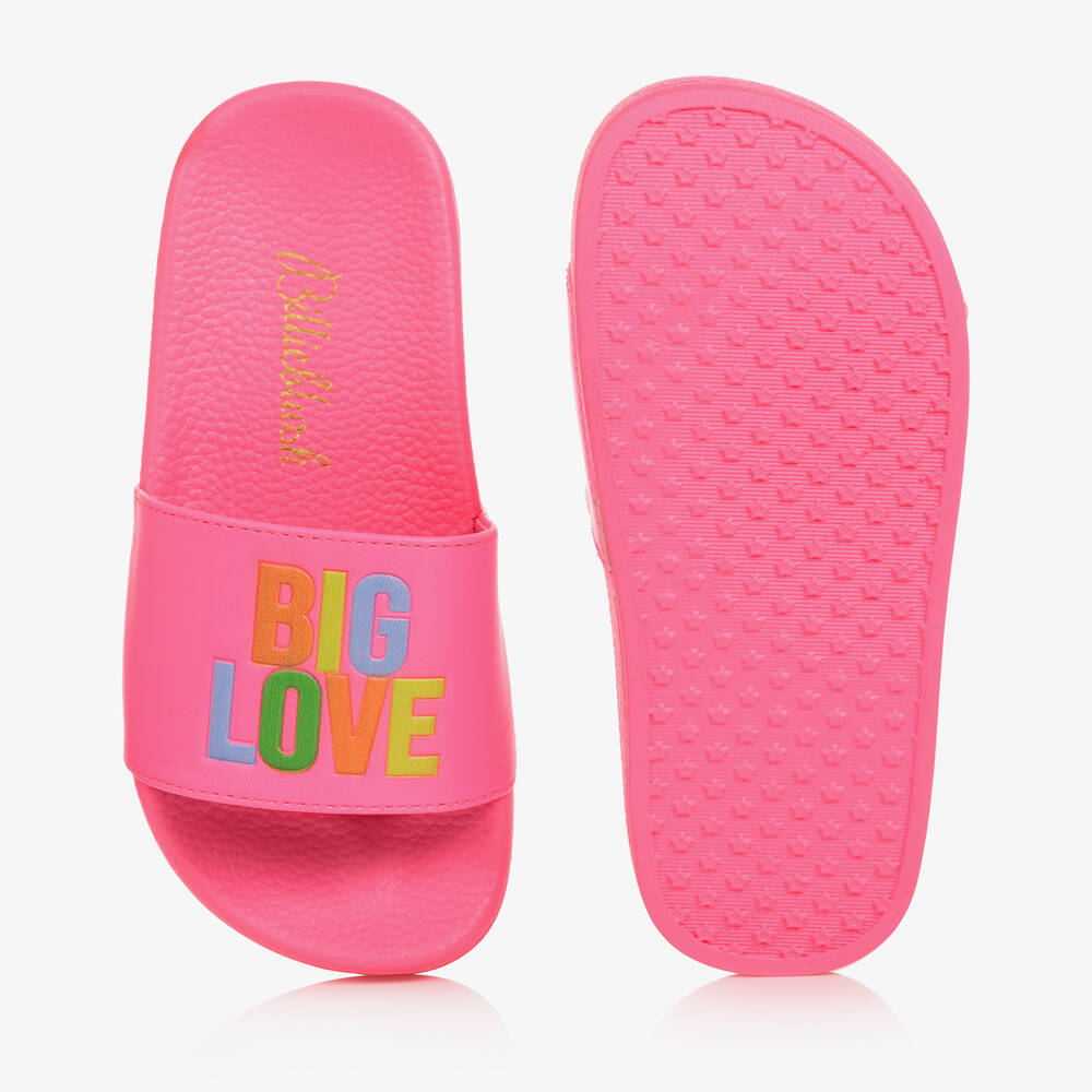 Love pink 2024 flip flops