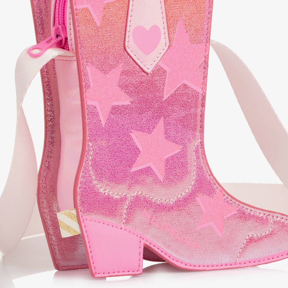 Billieblush-Girls Pink Boot Shaped Bag (19cm) | Childrensalon Outlet