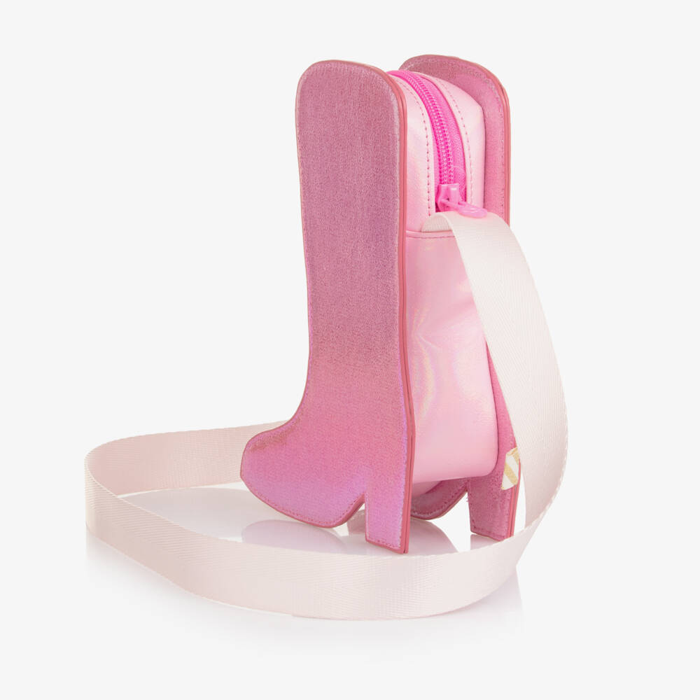 Billieblush-Girls Pink Boot Shaped Bag (19cm) | Childrensalon Outlet