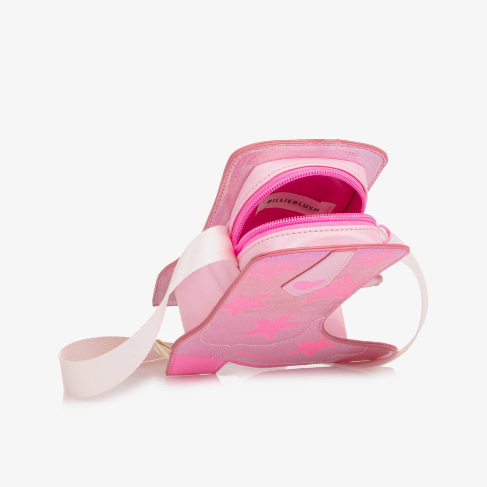 Billieblush-Girls Pink Boot Shaped Bag (19cm) | Childrensalon Outlet