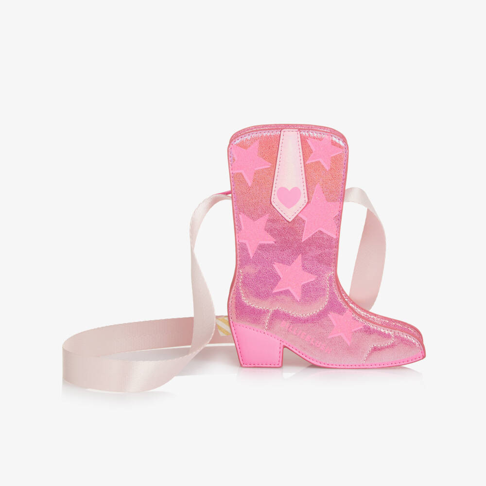 Billieblush-Girls Pink Boot Shaped Bag (19cm) | Childrensalon Outlet