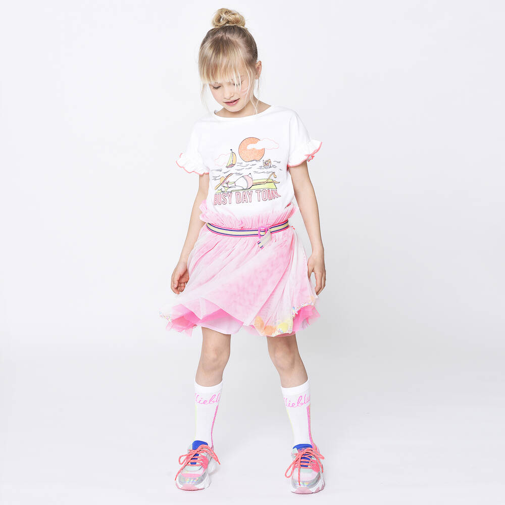 Billieblush-Girls Pink Candy Tutu Skirt | Childrensalon Outlet