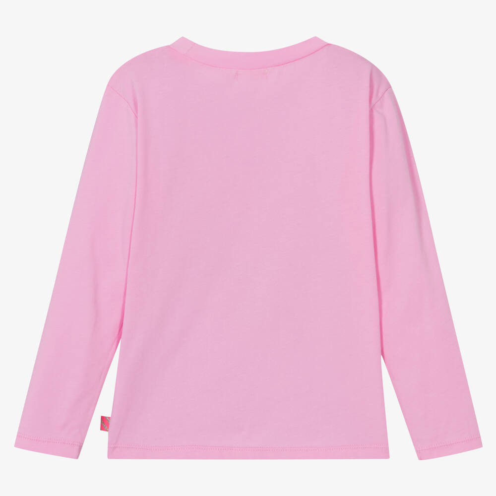Billieblush-Girls Pink Cotton Better Together Top | Childrensalon Outlet
