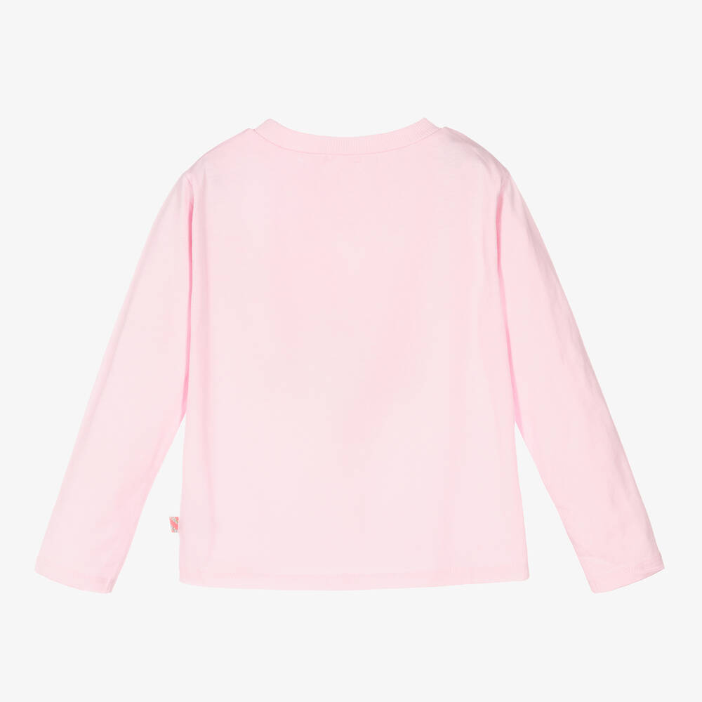 Billieblush-Розовая хлопковая футболка BFF для девочек | Childrensalon Outlet