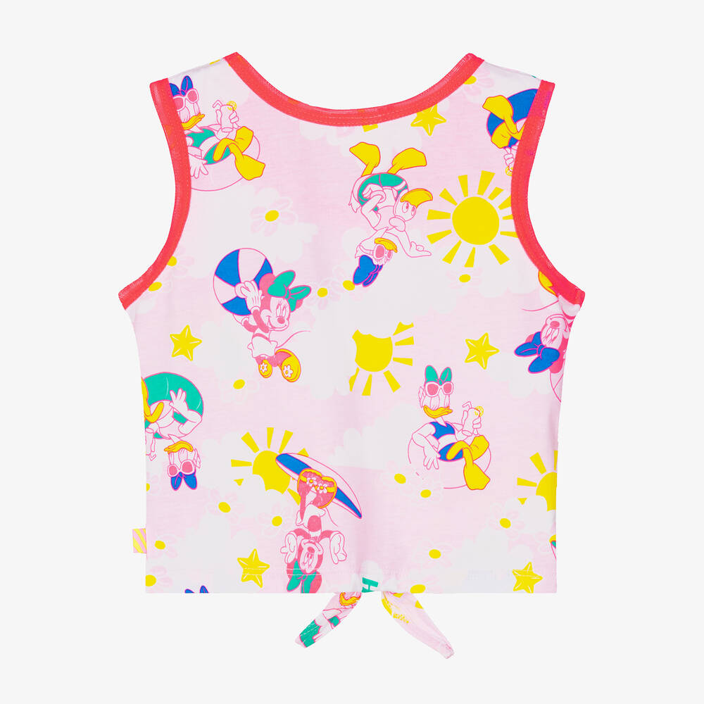 Billieblush-Girls Pink Cotton Disney Top | Childrensalon Outlet