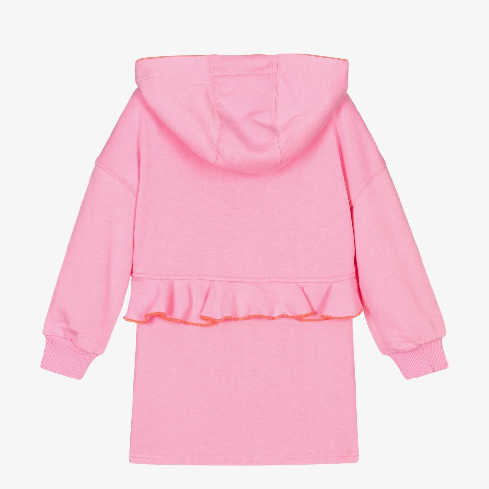Billieblush-Girls Pink Cotton Hoodie Dress | Childrensalon Outlet