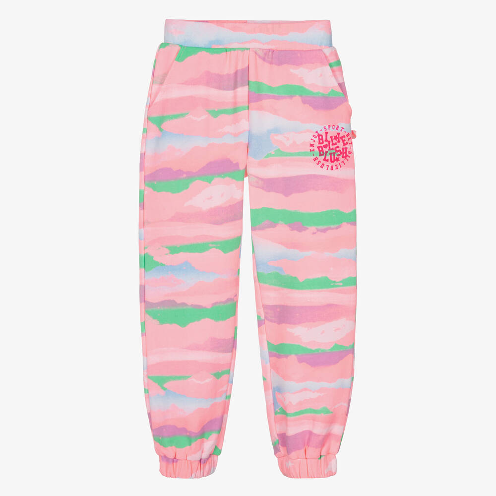 Pink blue and white camo 2025 sweatpants