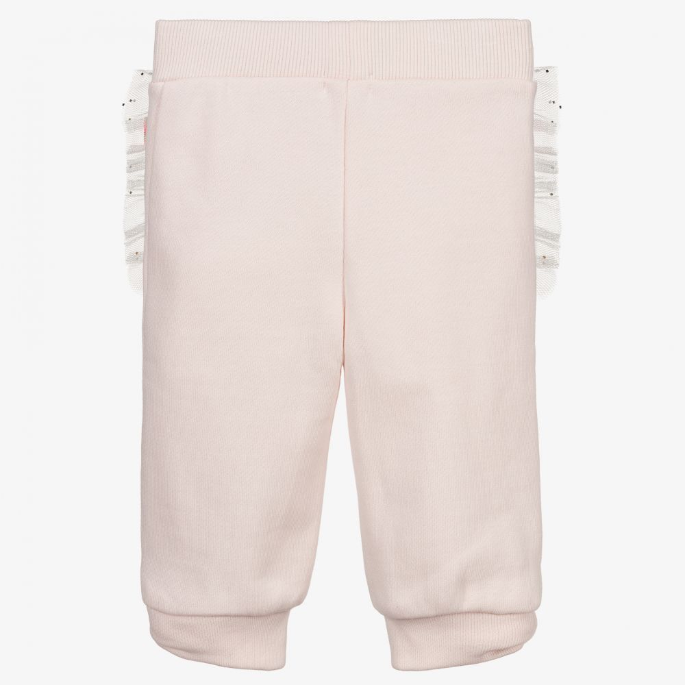 Billieblush-جوغرز أطفال بناتي قطن لون زهري باهت | Childrensalon Outlet