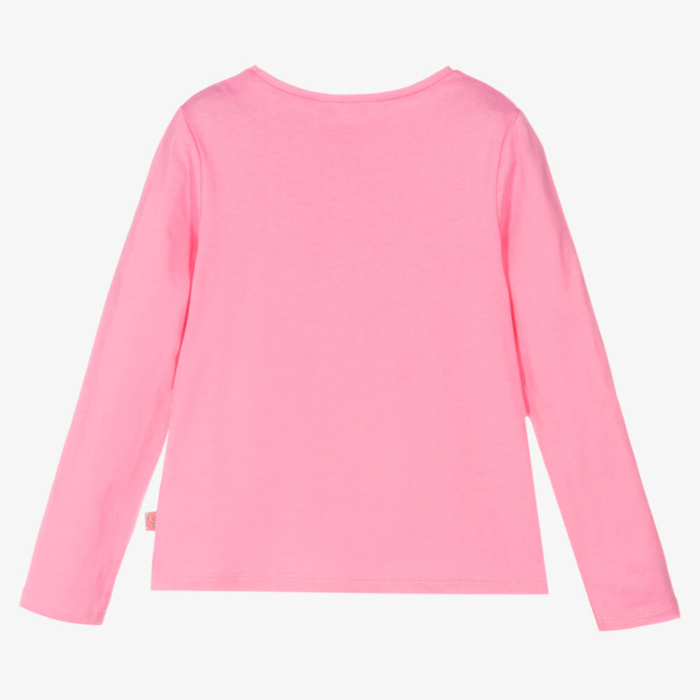 Billieblush-Розовый хлопковый топ для девочек | Childrensalon Outlet