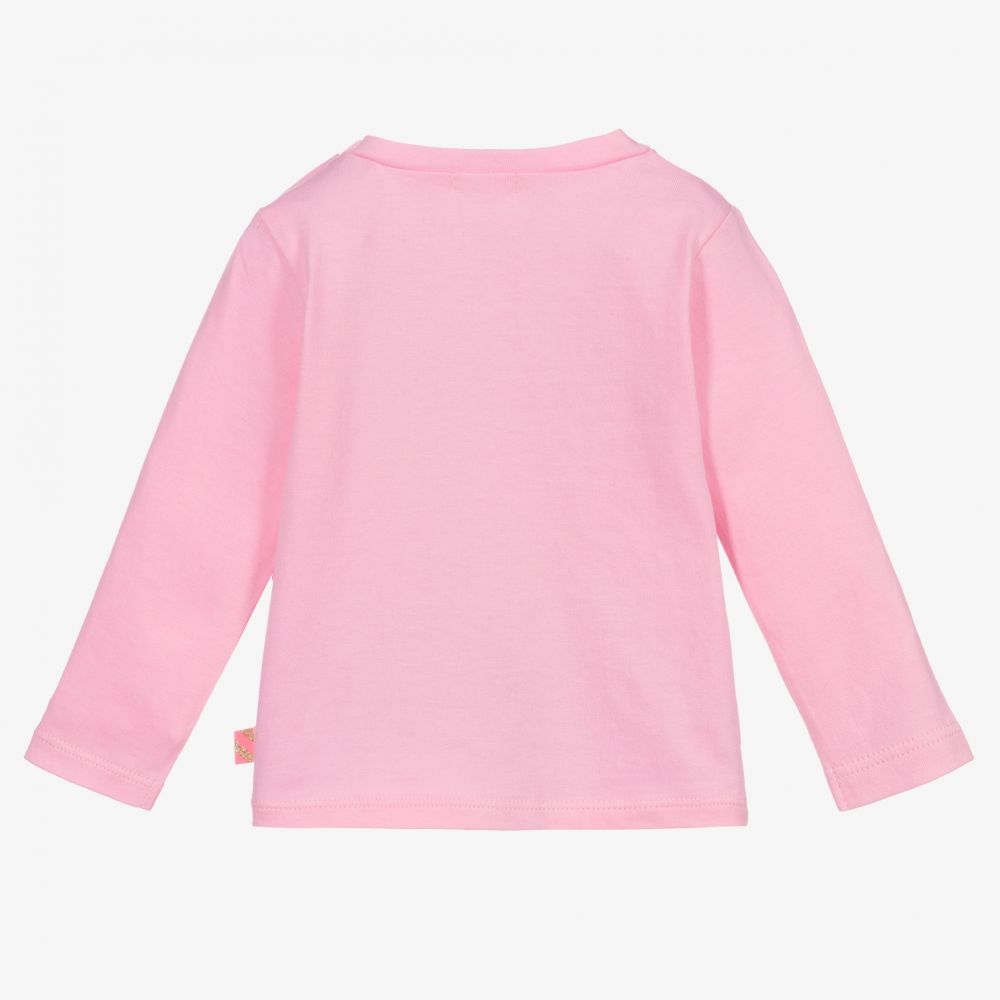 Billieblush-Girls Pink Cotton Top | Childrensalon Outlet
