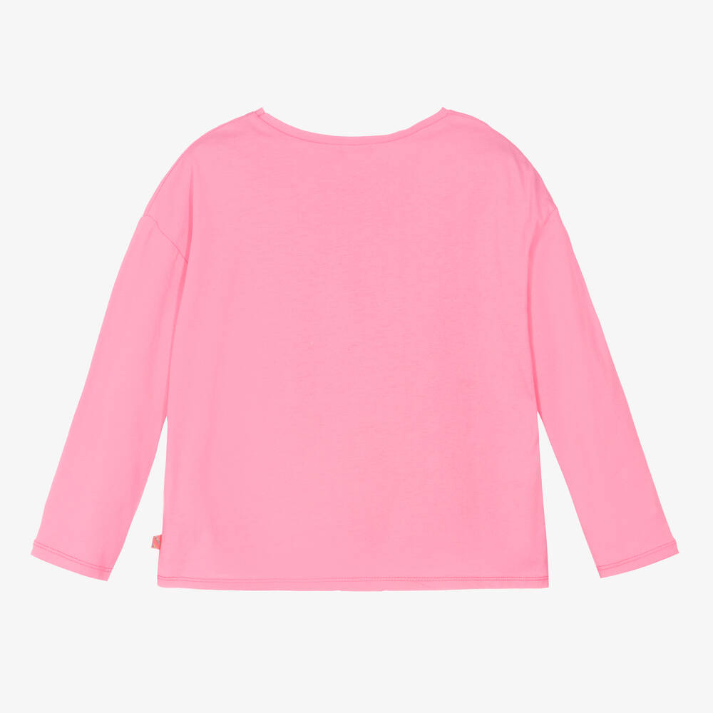 Billieblush-Розовый хлопковый топ для девочек | Childrensalon Outlet
