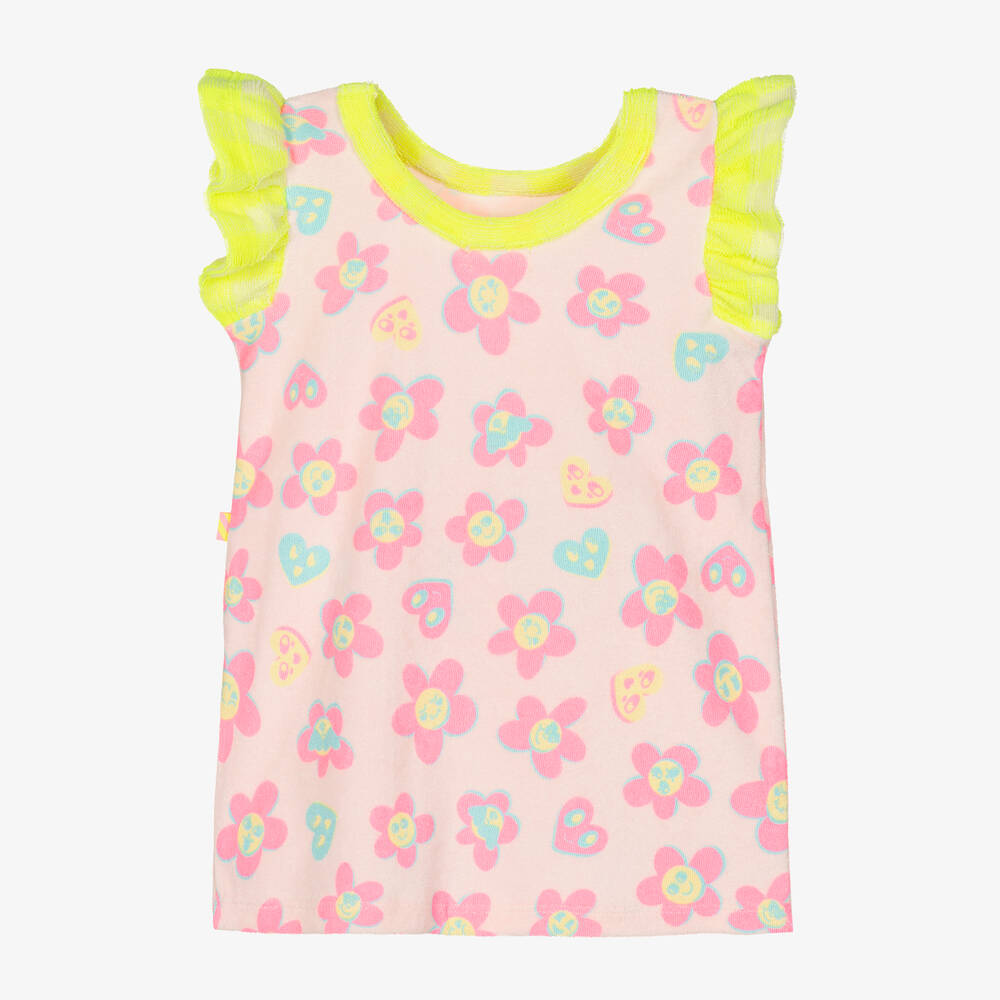 Billieblush-فستان أطفال بناتي قطن لون زهري فاتح | Childrensalon Outlet