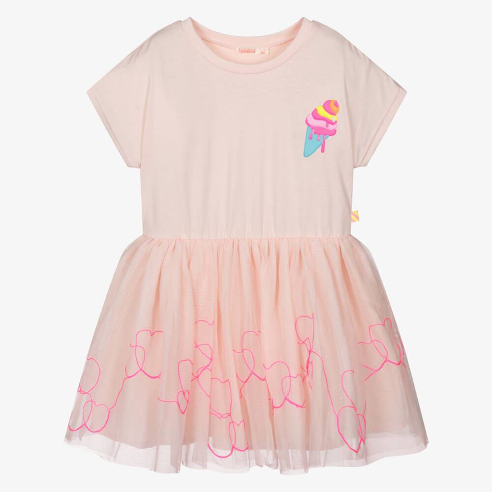 Billieblush-Розовый воздушный комплект из фатина для девочек | Childrensalon Outlet
