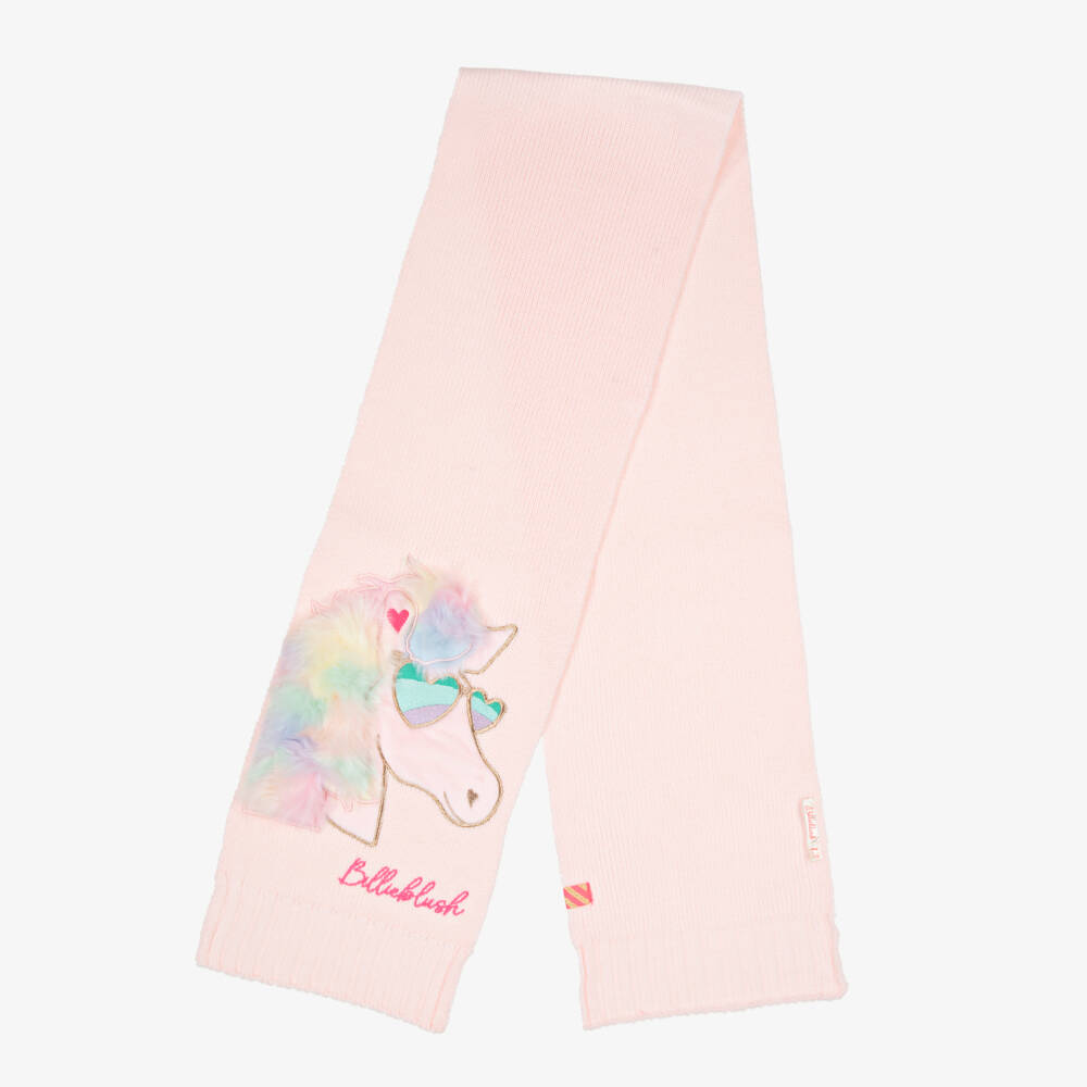Billieblush-Girls Pink Enchanting Knitted Wrap | Childrensalon Outlet