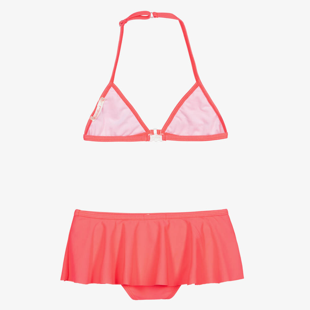 Billieblush-Girls Pink Frilled Bikini | Childrensalon Outlet