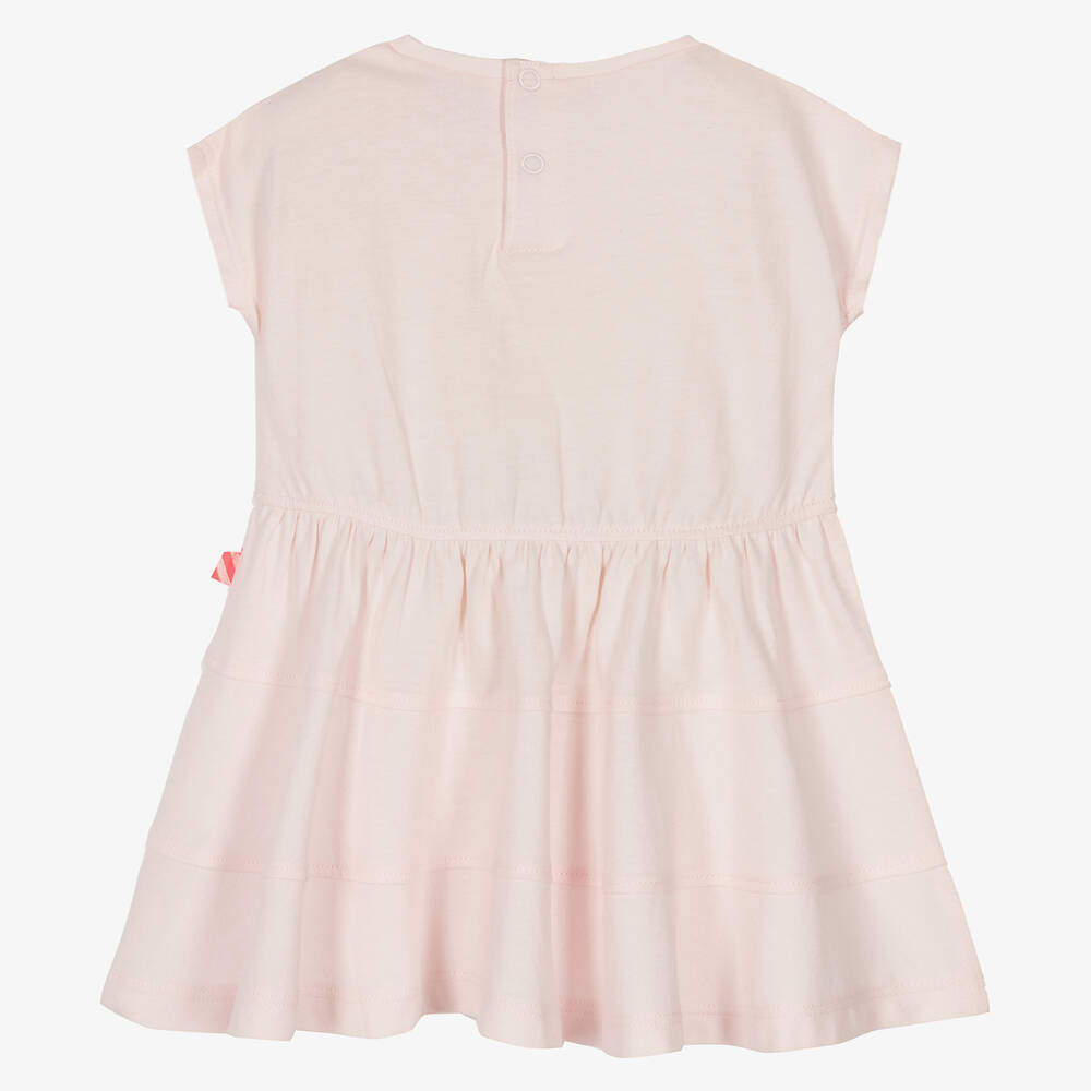 Billieblush-Girls Pink Glitter Sun Cotton Dress | Childrensalon Outlet