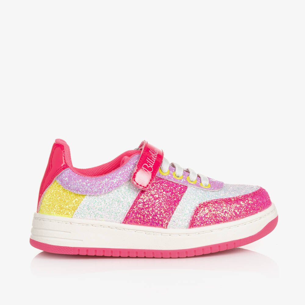 Billieblush Girls Pink Glitter Trainers