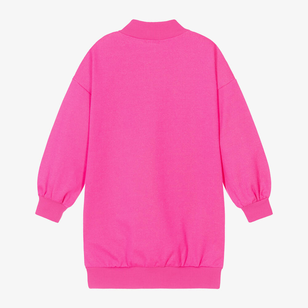 Billieblush-Girls Pink Half-Zip Dress | Childrensalon Outlet