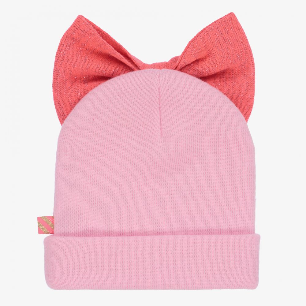 Billieblush-Girls Pink Hat & Scarf Set | Childrensalon Outlet