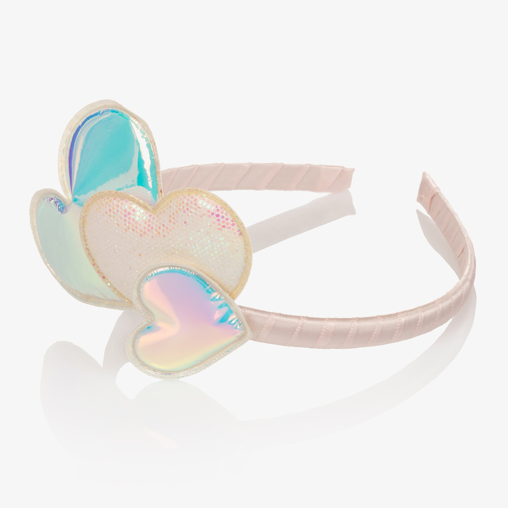 Billieblush-Girls Pink Heart Hairband | Childrensalon Outlet