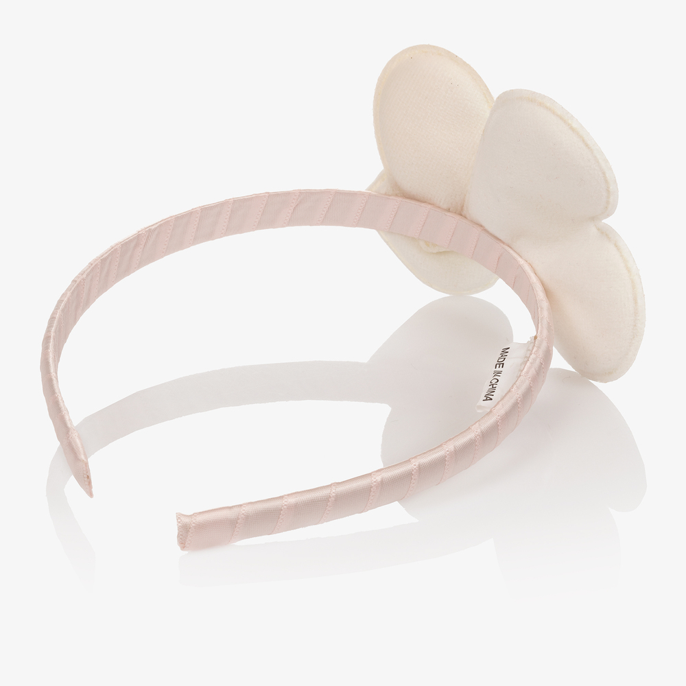 Billieblush-Girls Pink Heart Hairband | Childrensalon Outlet