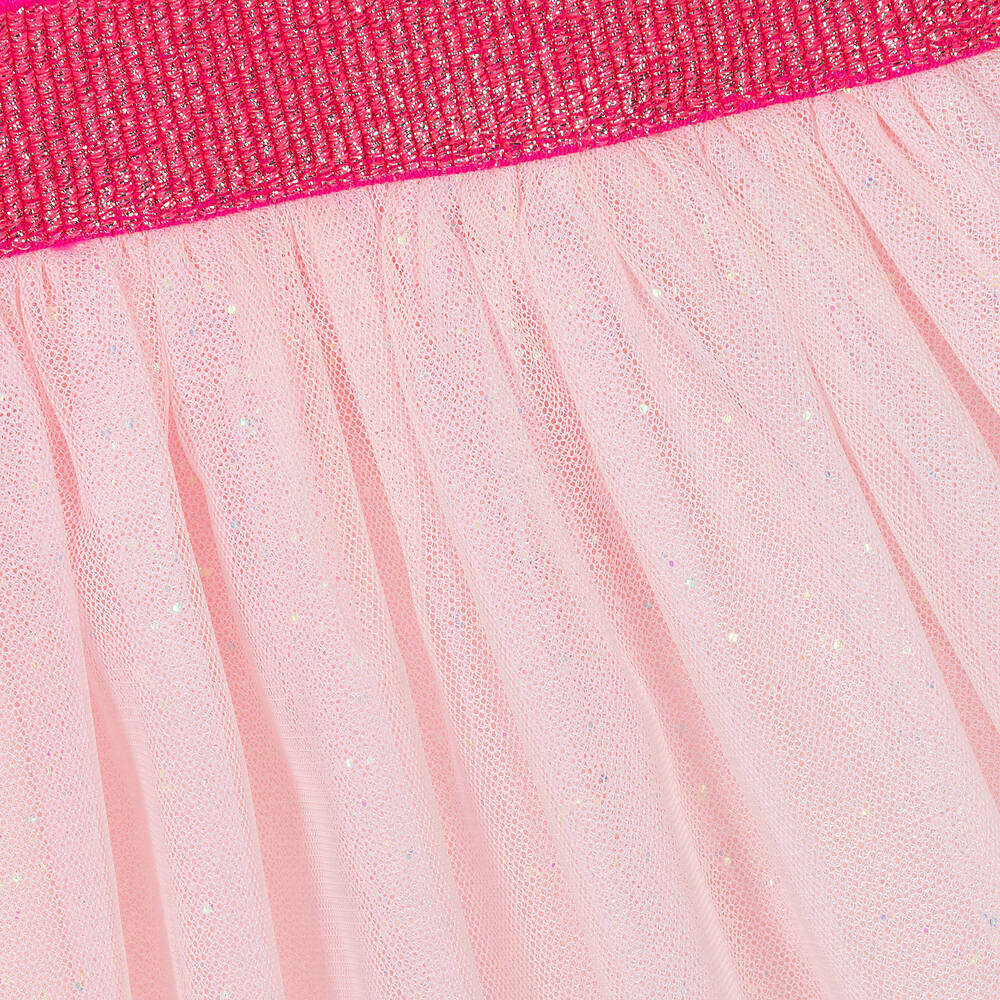 Billieblush-Girls Pink Heart Tulle Dress | Childrensalon Outlet