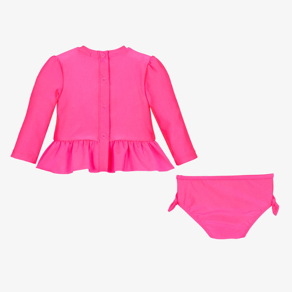 Billieblush-Girls Pink Ice Cream Tankini (UPF40+) | Childrensalon Outlet