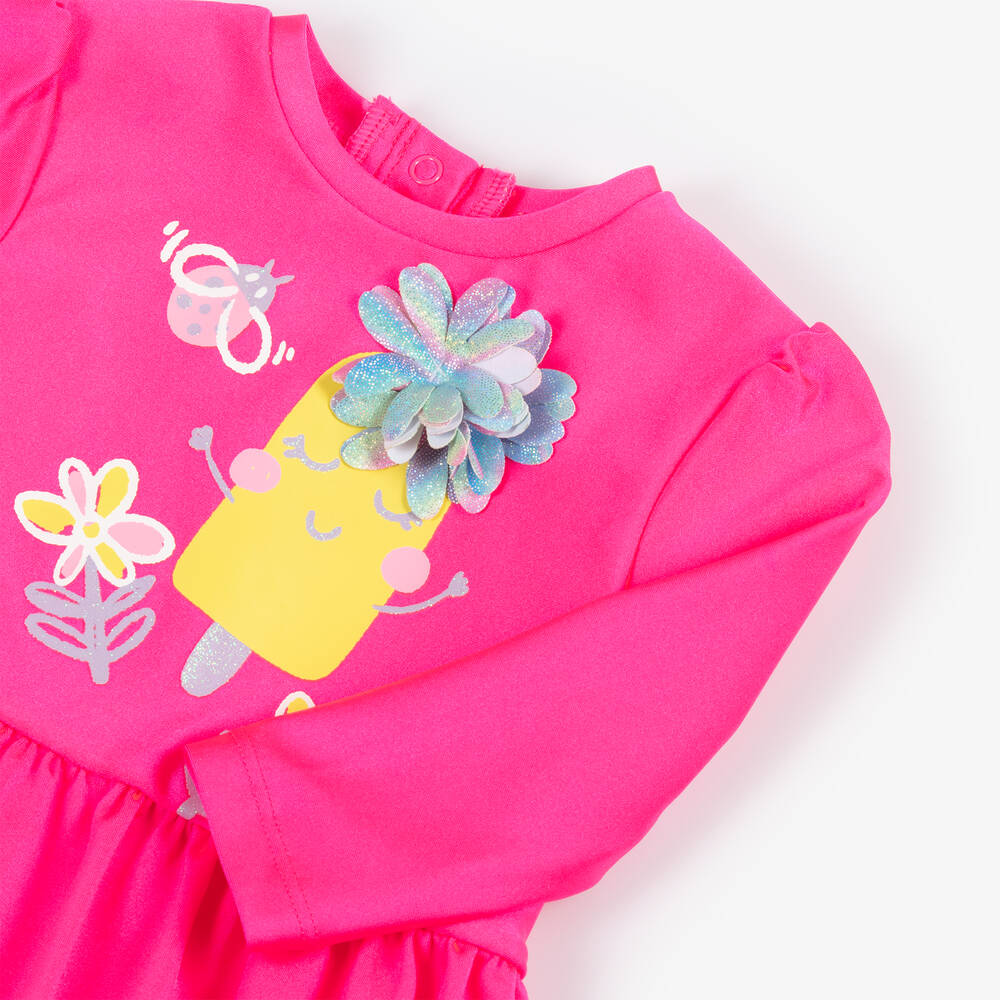 Billieblush-Girls Pink Ice Cream Tankini (UPF40+) | Childrensalon Outlet