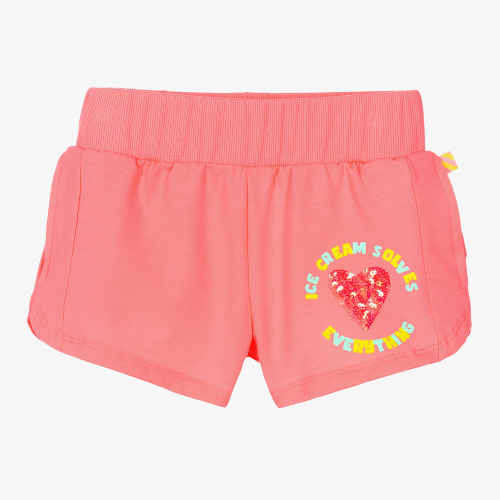 Billieblush-Girls Pink Jersey Shorts | Childrensalon Outlet