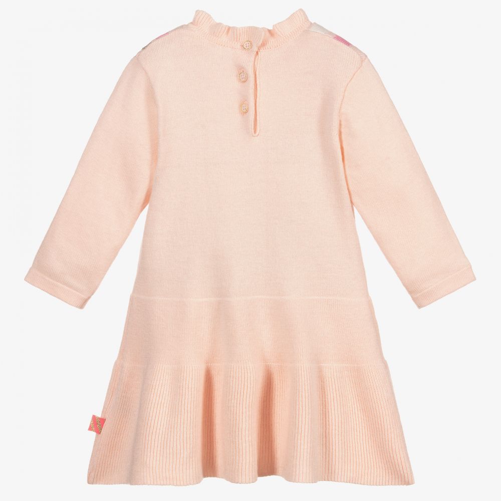 Billieblush-Girls Pink Knitted Star Dress | Childrensalon Outlet