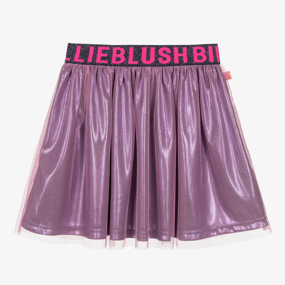 Billieblush - Girls Pink Mesh Skirt | Childrensalon