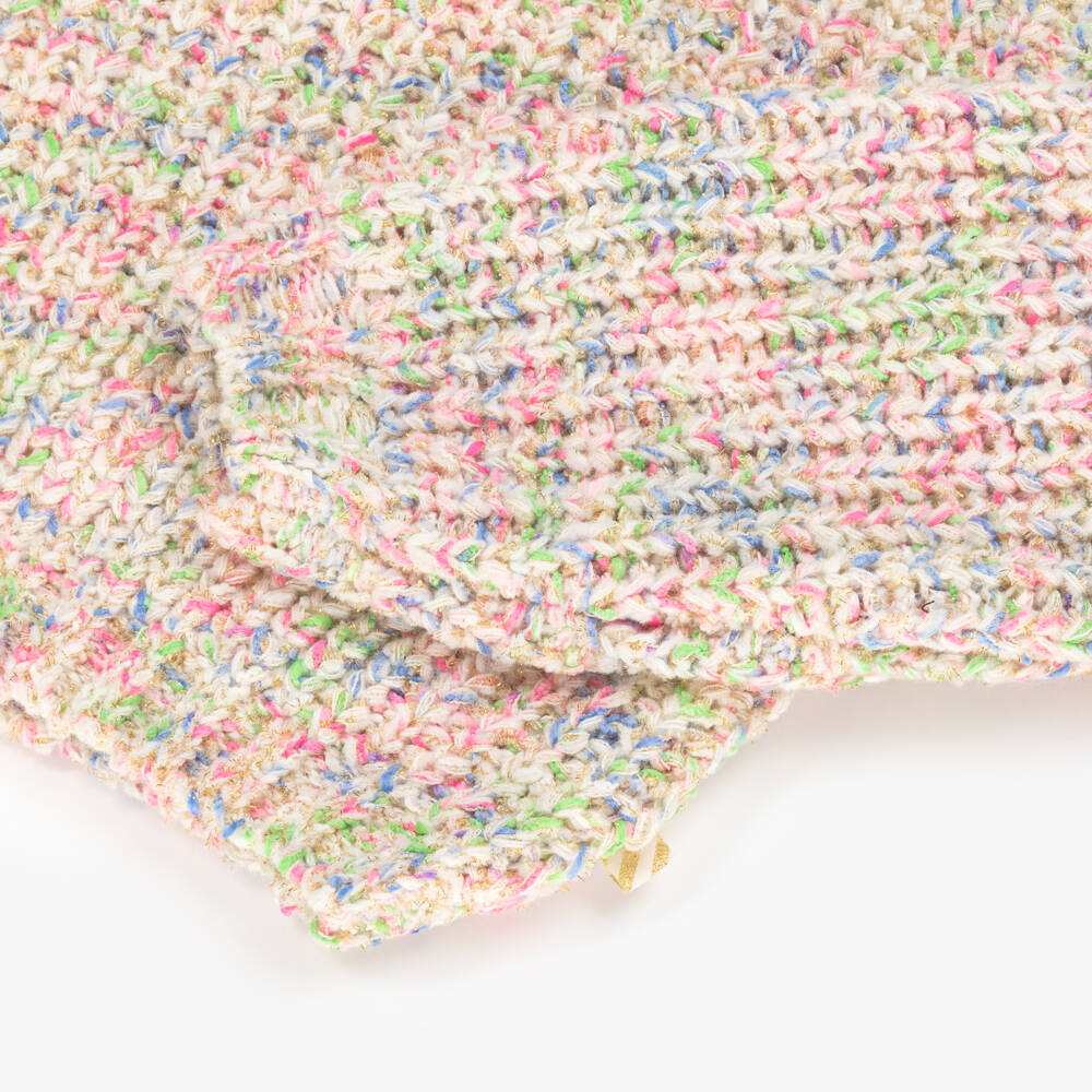 Billieblush-Girls Pink Metallic Knit Pullover | Childrensalon Outlet