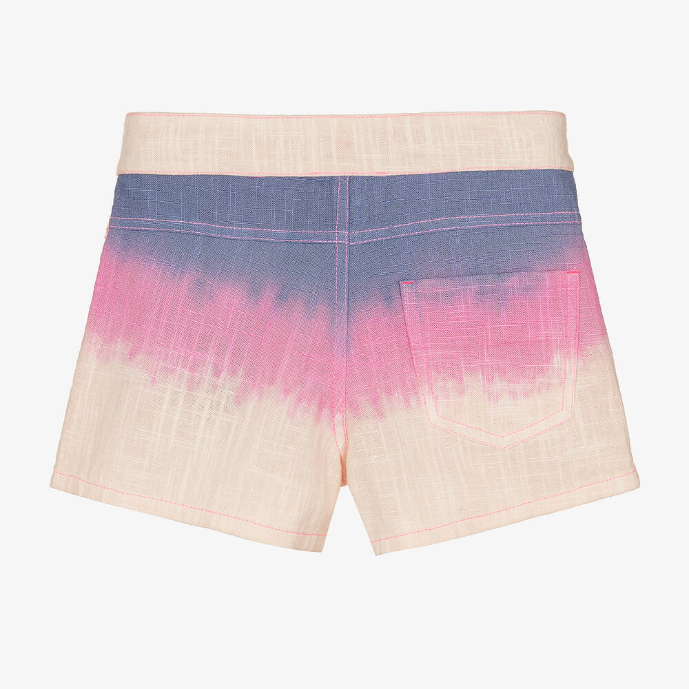 Billieblush-شورت قطن لون زهري وبنفسجي للبنات | Childrensalon Outlet