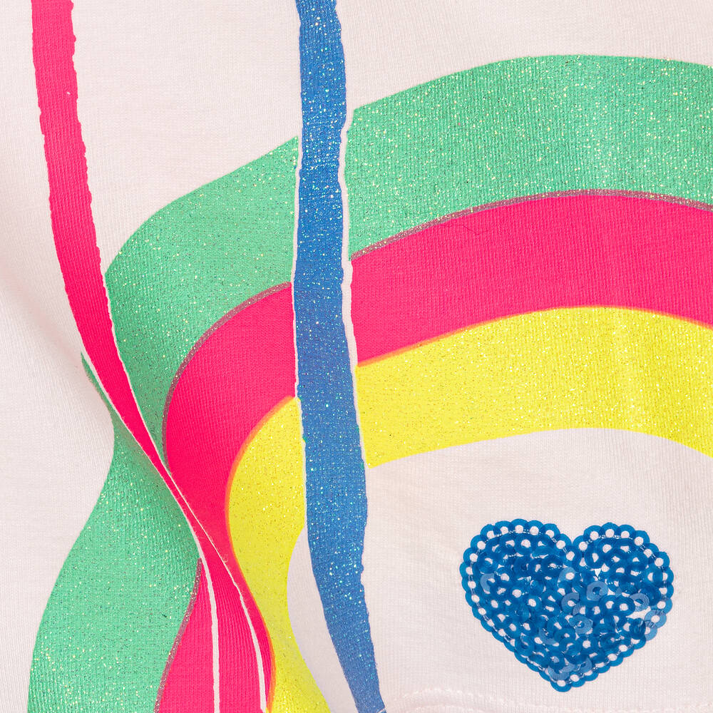 Billieblush-Girls Pink Palm Print Cotton Dress | Childrensalon Outlet