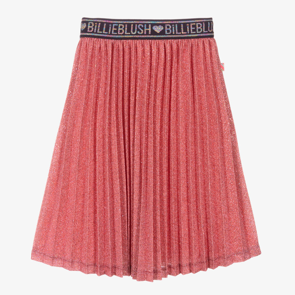 Billieblush - Girls Pink Pleated Skirt | Childrensalon