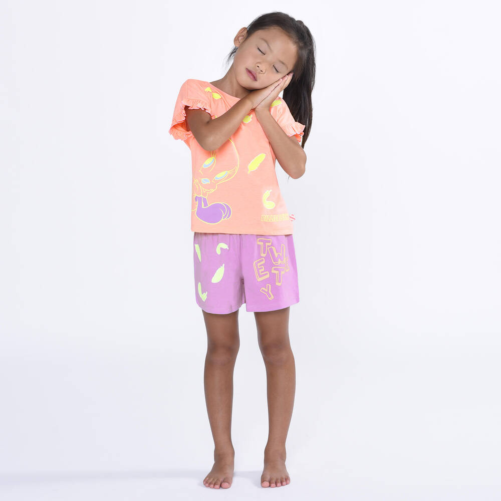 Billieblush-Girls Pink & Purple Looney Tunes Pyjamas | Childrensalon Outlet