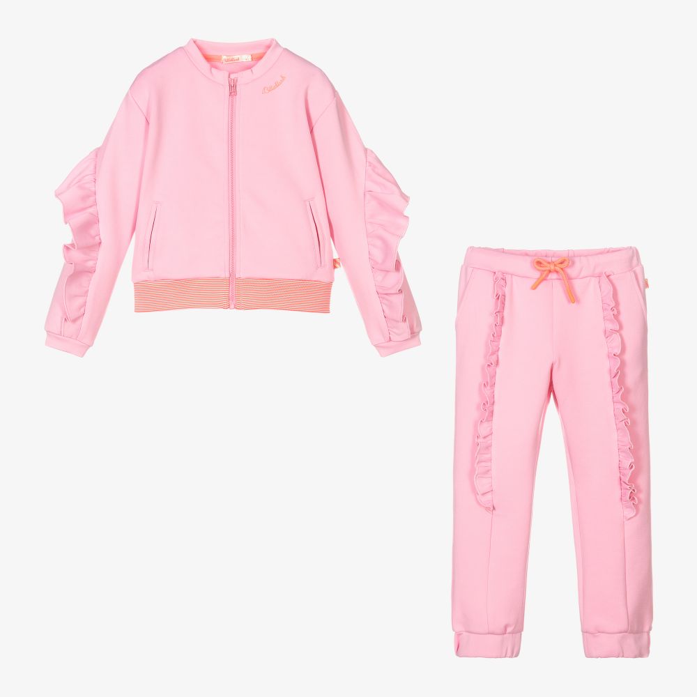 Billieblush pink tracksuit shop