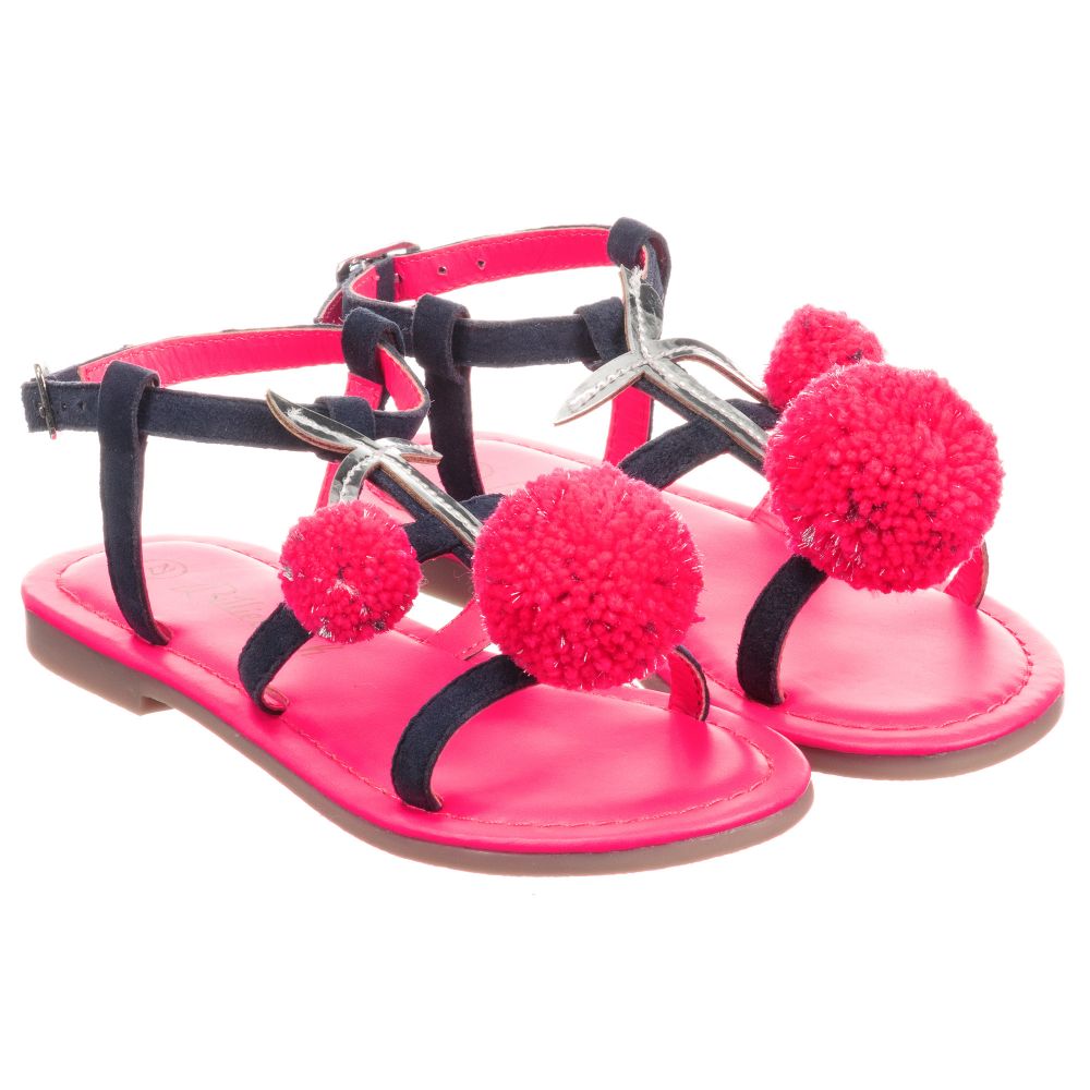 Billieblush - Girls Pink Sandals | Childrensalon