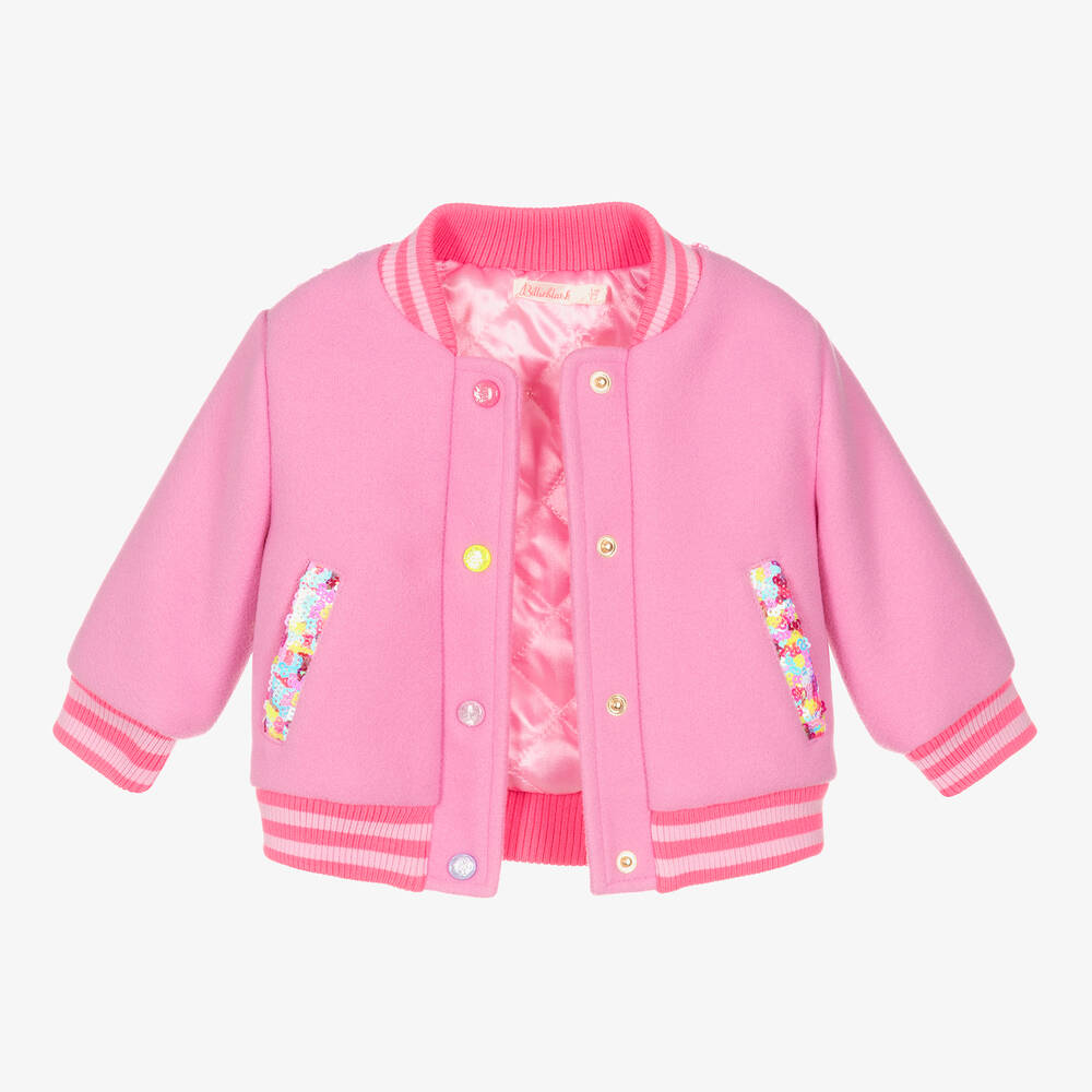 Pink sequin jacket girls shop