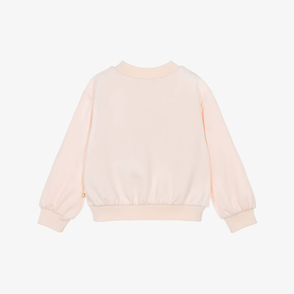 Billieblush-Girls Pink Sequin Cowboy Sweatshirt | Childrensalon Outlet