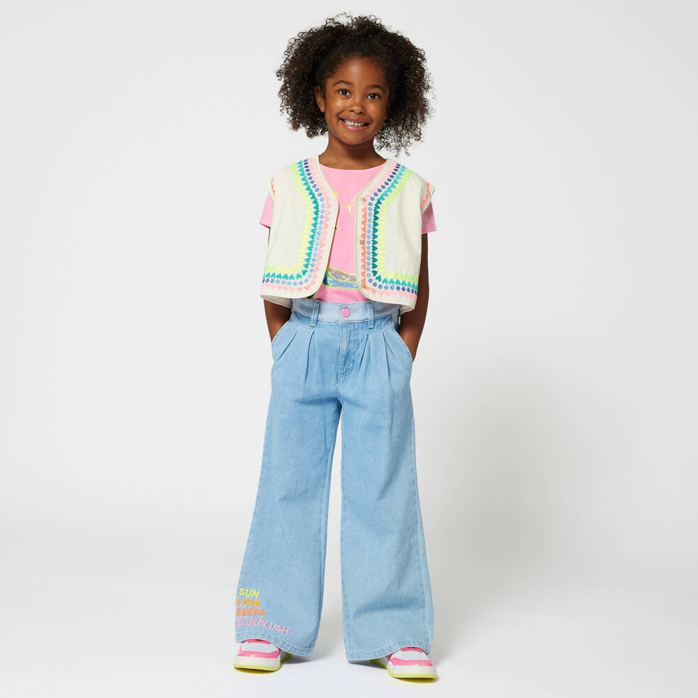 Billieblush-Girls Pink Sequin Scooter Tee | Childrensalon Outlet