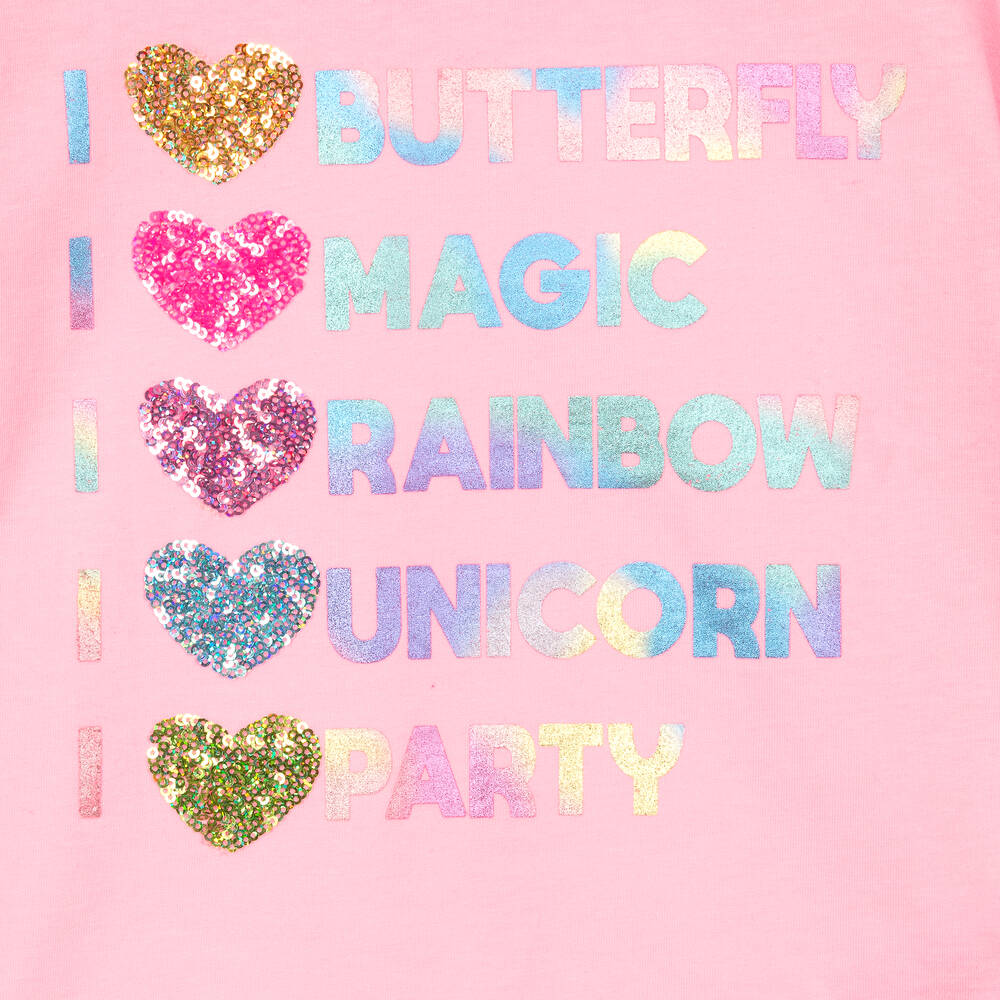 Sequin slogan t shirt 2025