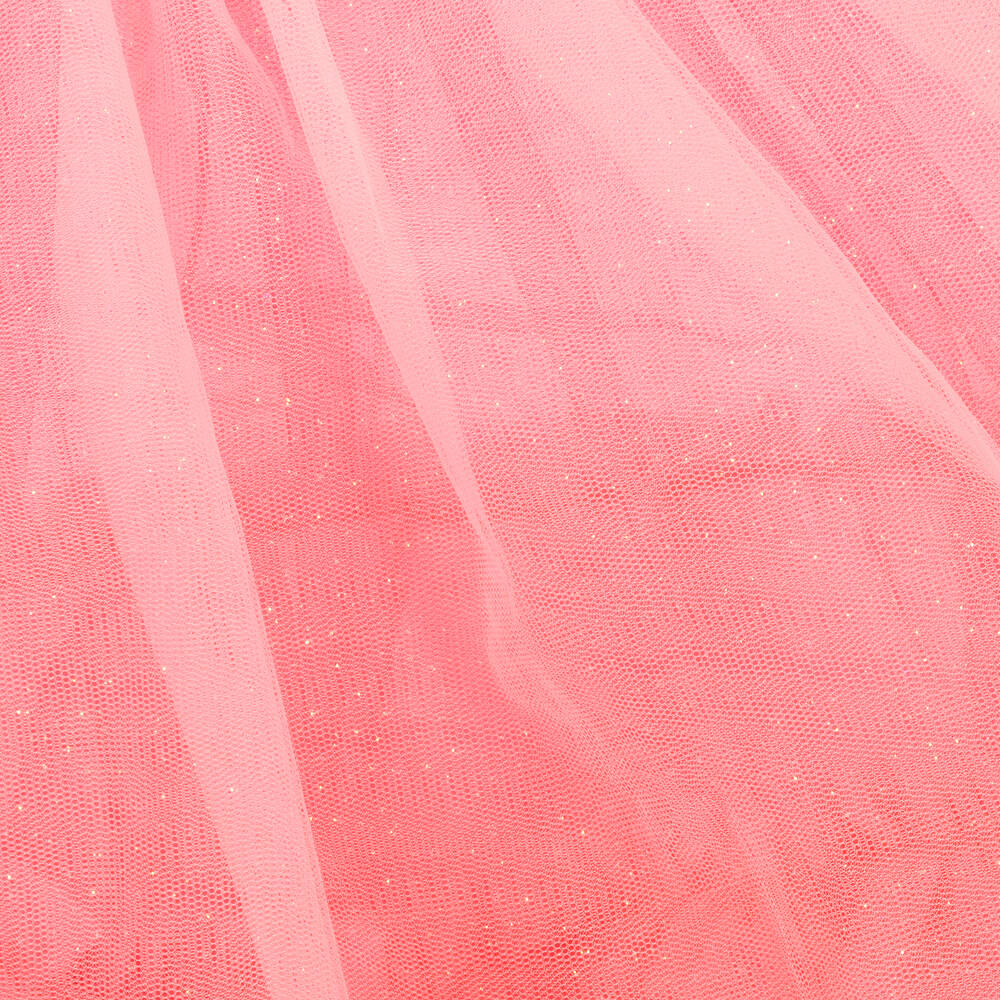 Billieblush-Girls Pink Sequinned Flower Dress | Childrensalon Outlet