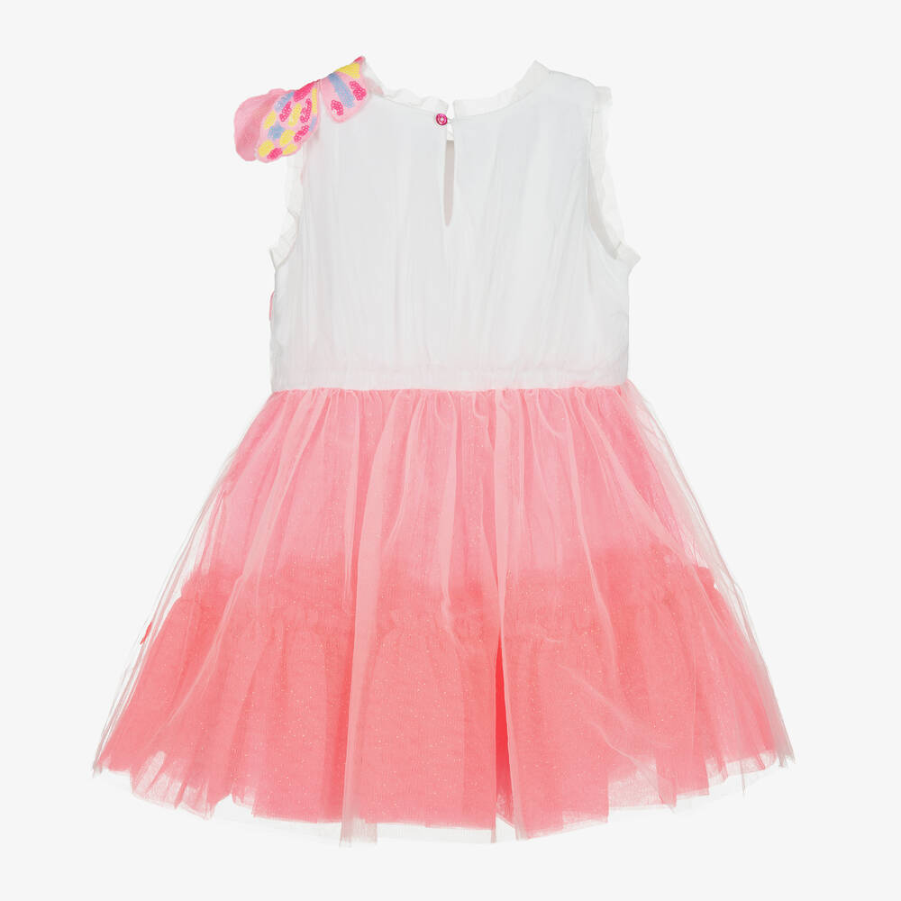 Billieblush Girls Pink Sequinned Flower Dress
