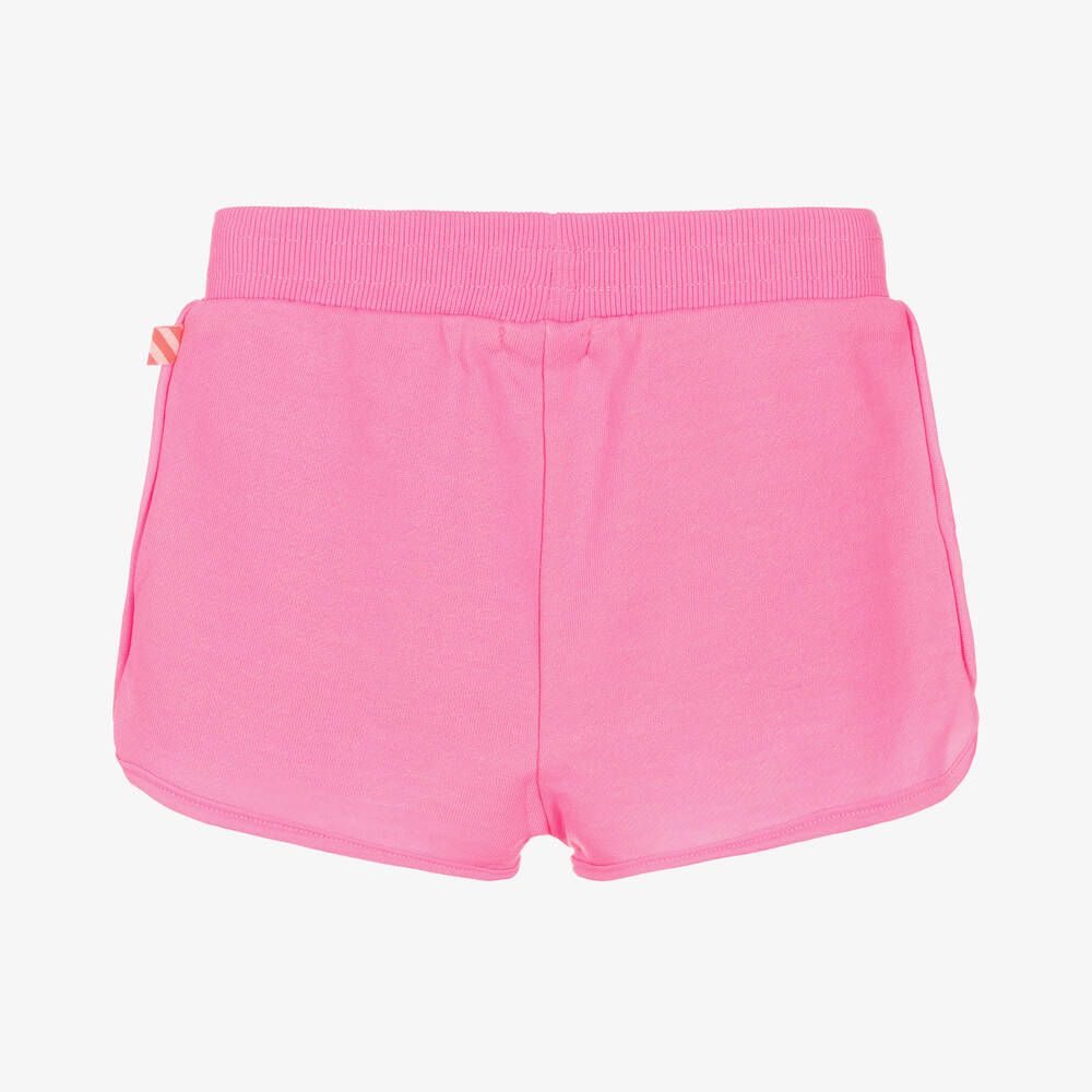Billieblush-Girls Pink Sequinned Racer Shorts | Childrensalon Outlet
